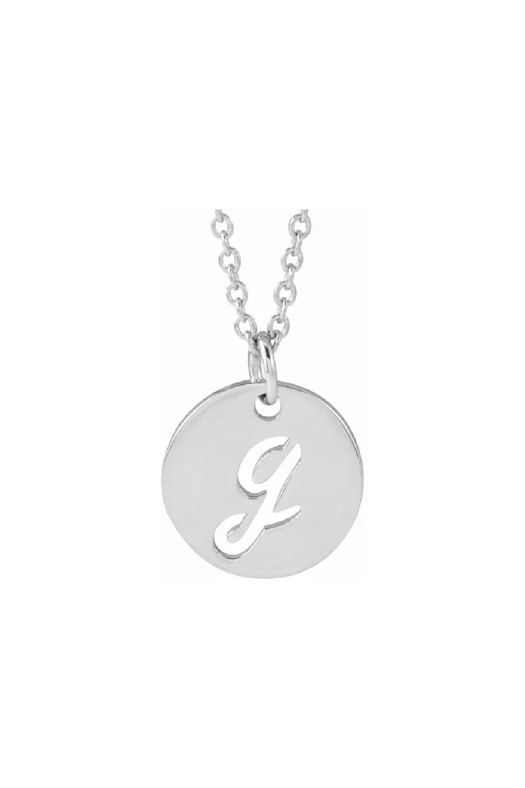 Script Initial Necklace