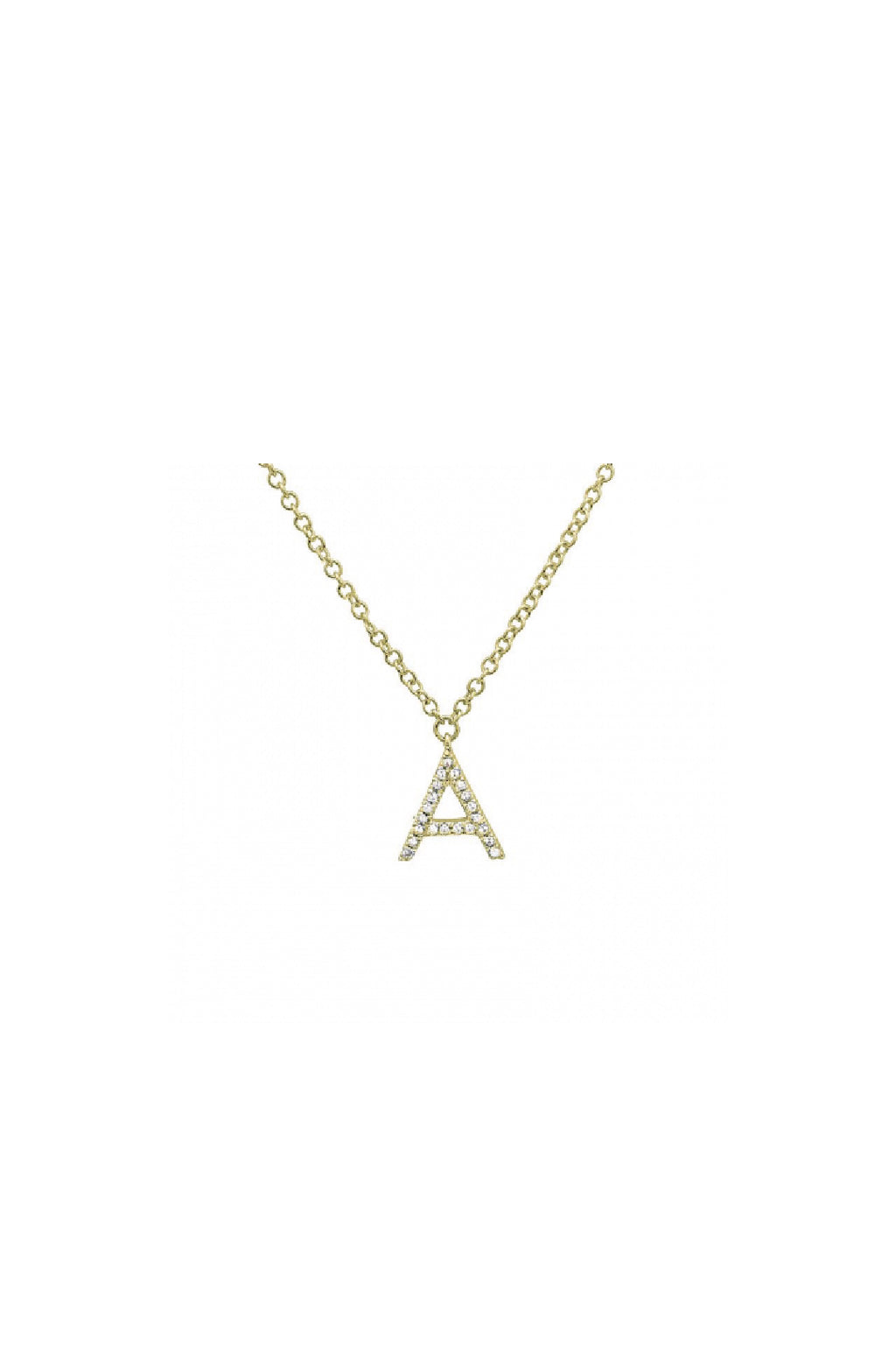 Initial Diamond Necklace