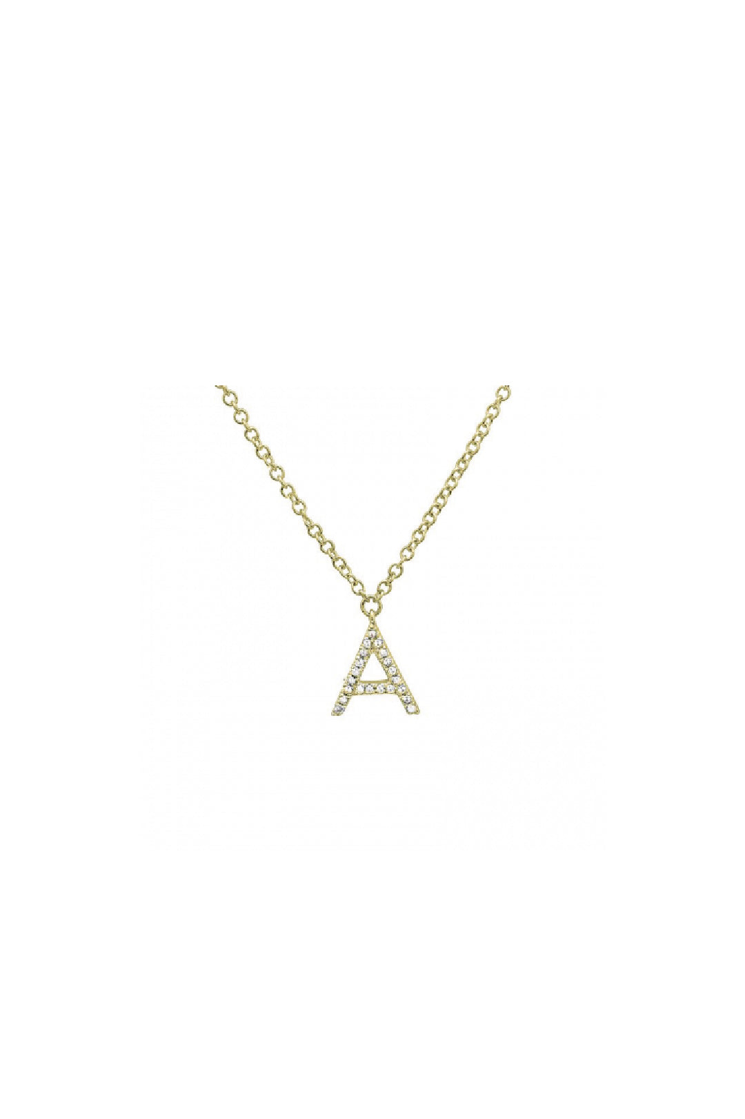 Initial Diamond Necklace