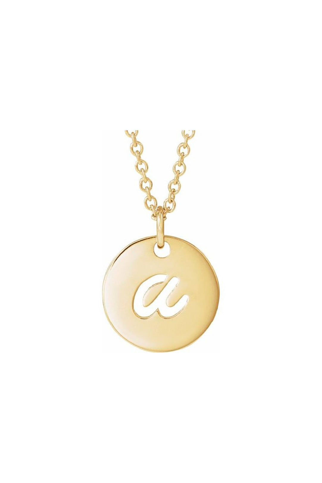 Script Initial Necklace