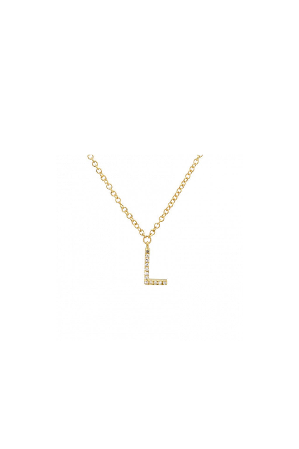 Initial Diamond Necklace