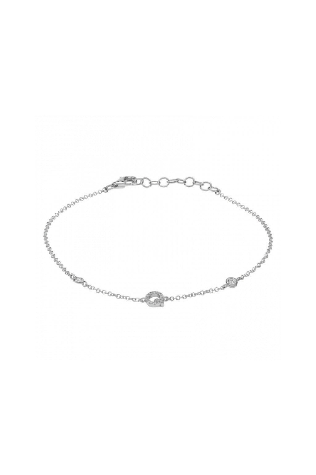 Initial Diamond Bracelet