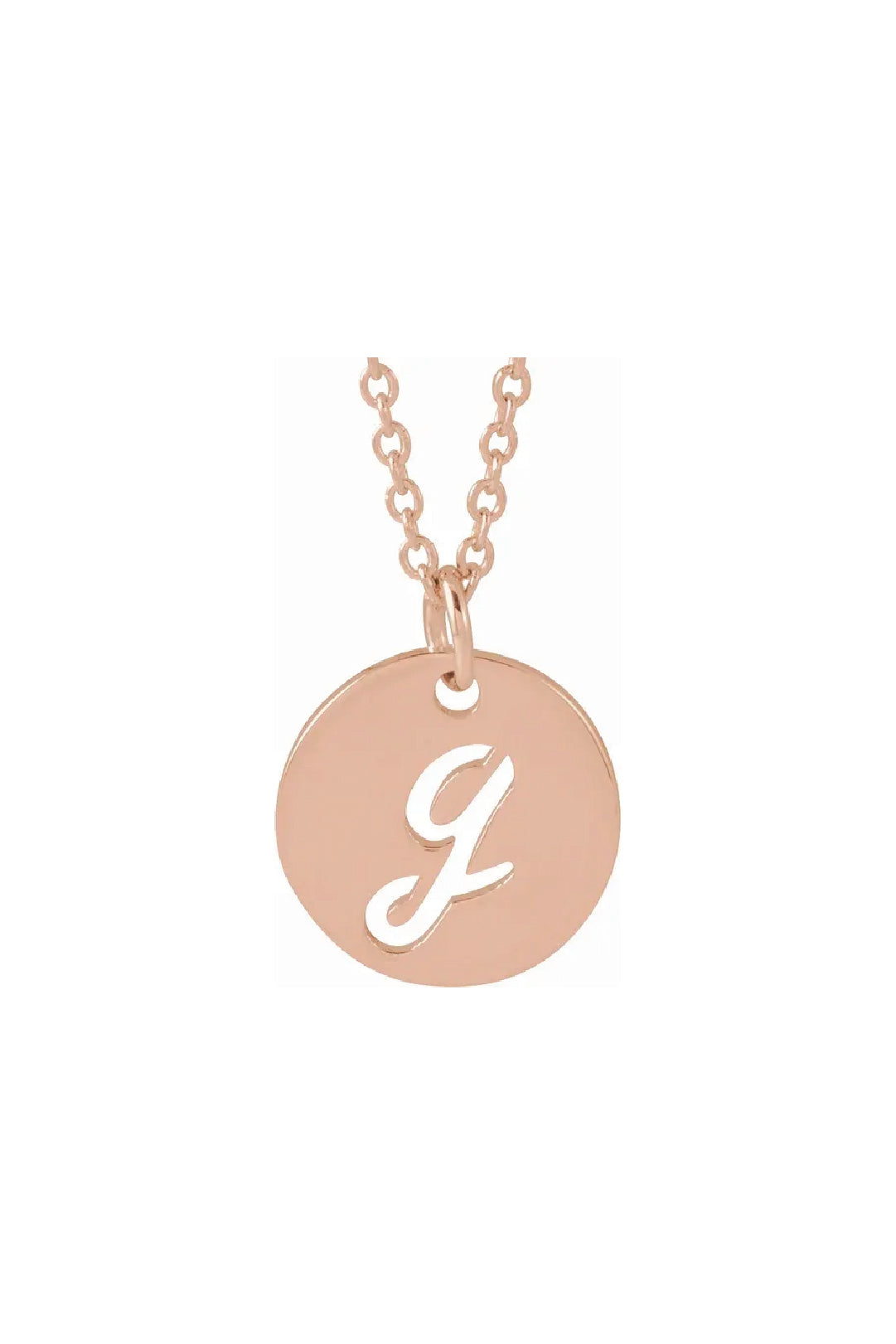 Script Initial Necklace