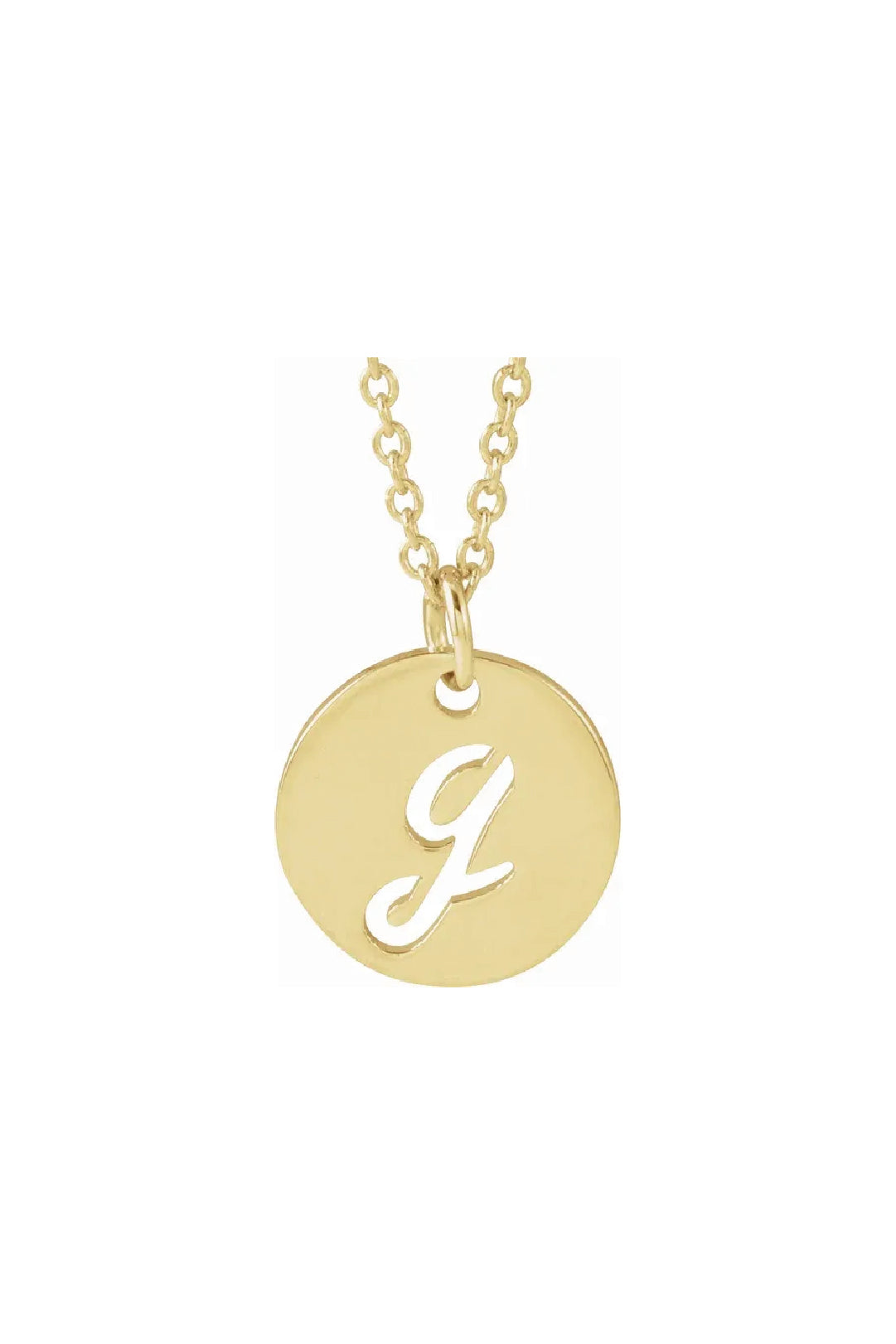 Script Initial Necklace