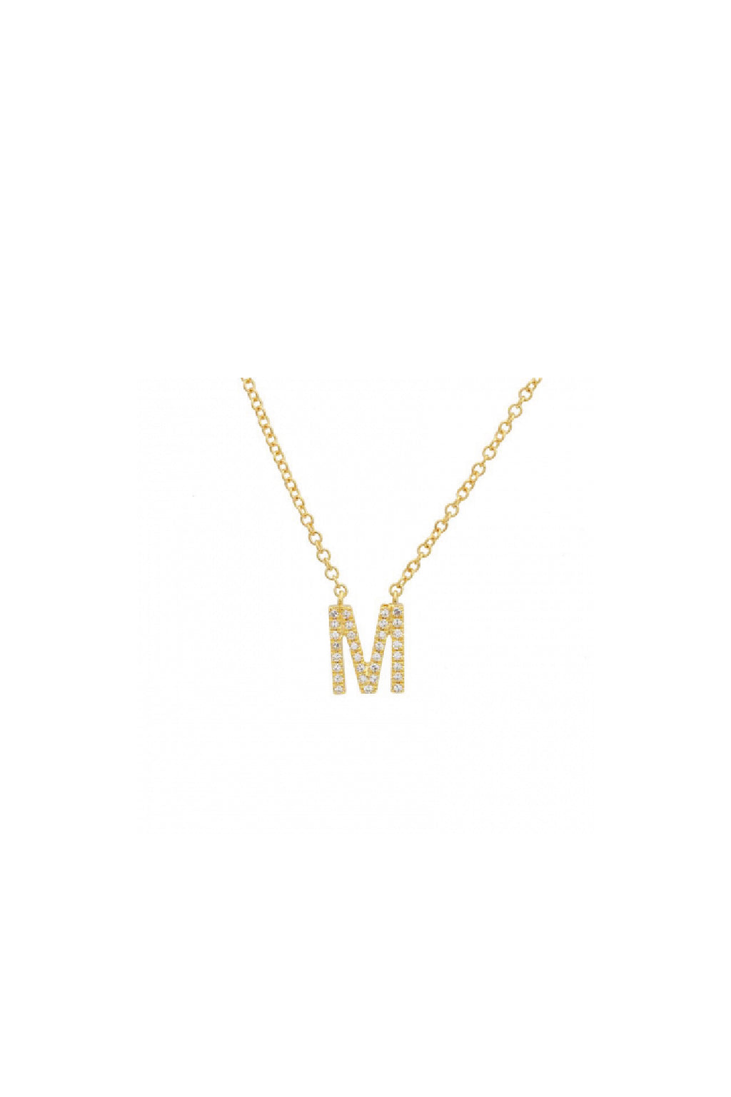 Initial Diamond Necklace