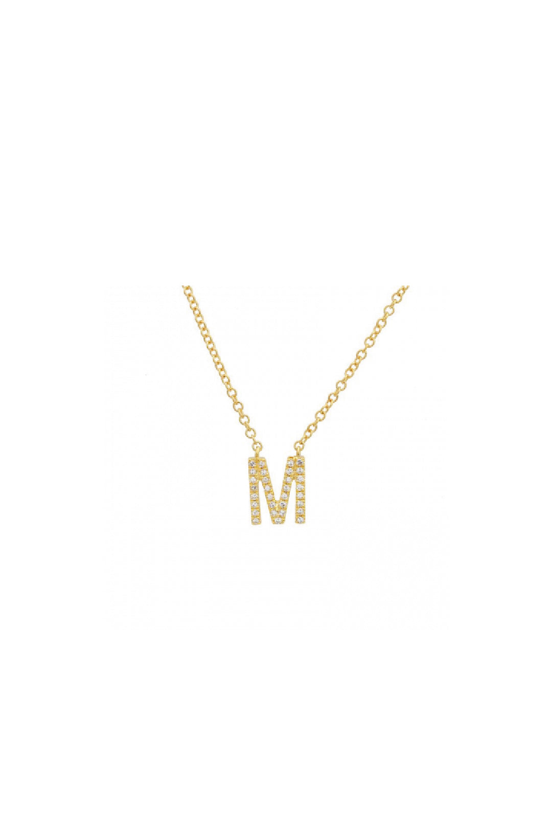 Initial Diamond Necklace