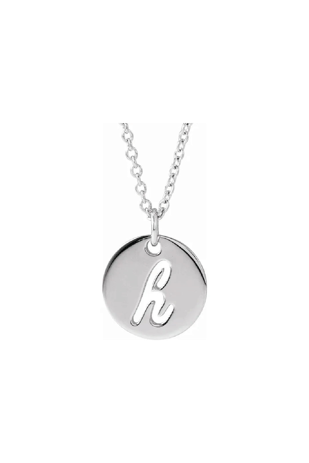 Script Initial Necklace