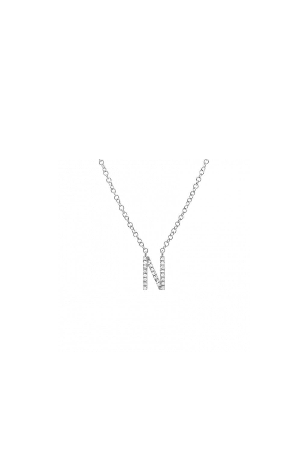 Initial Diamond Necklace