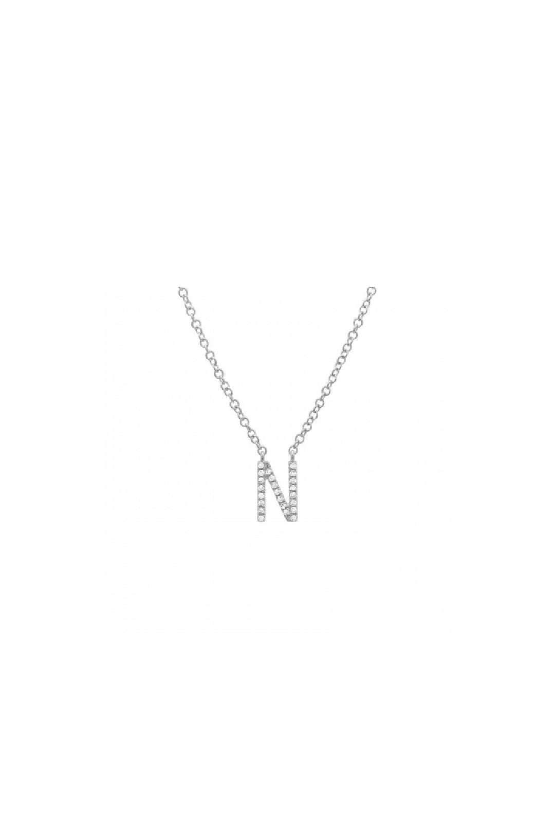 Initial Diamond Necklace