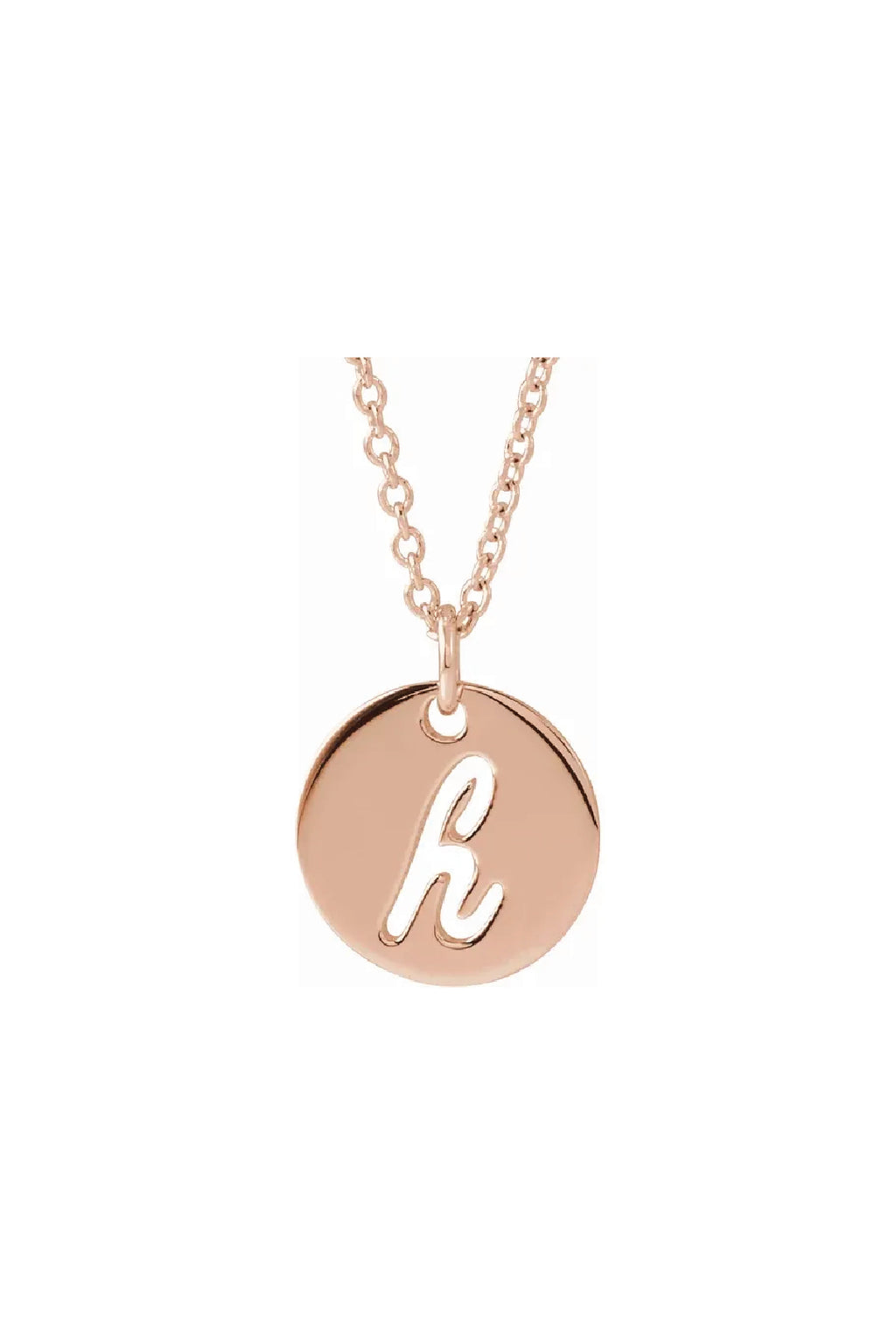 Script Initial Necklace