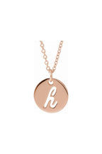 Script Initial Necklace