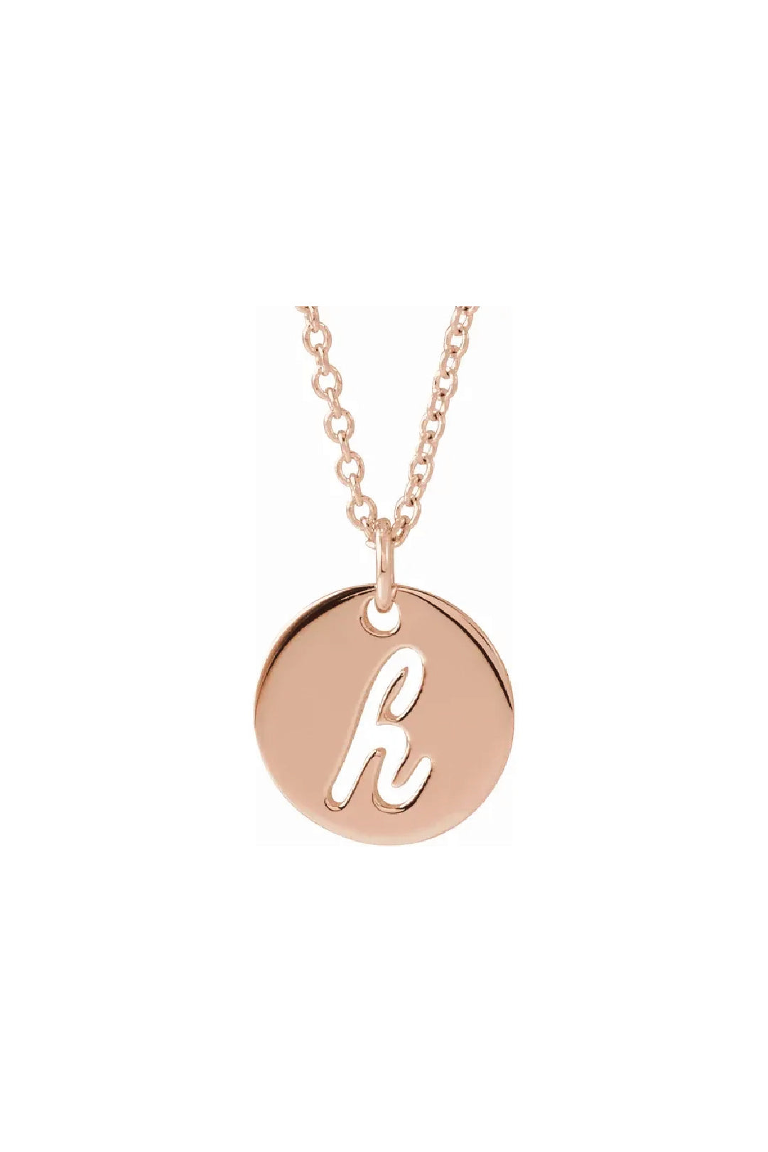 Script Initial Necklace