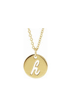 Script Initial Necklace