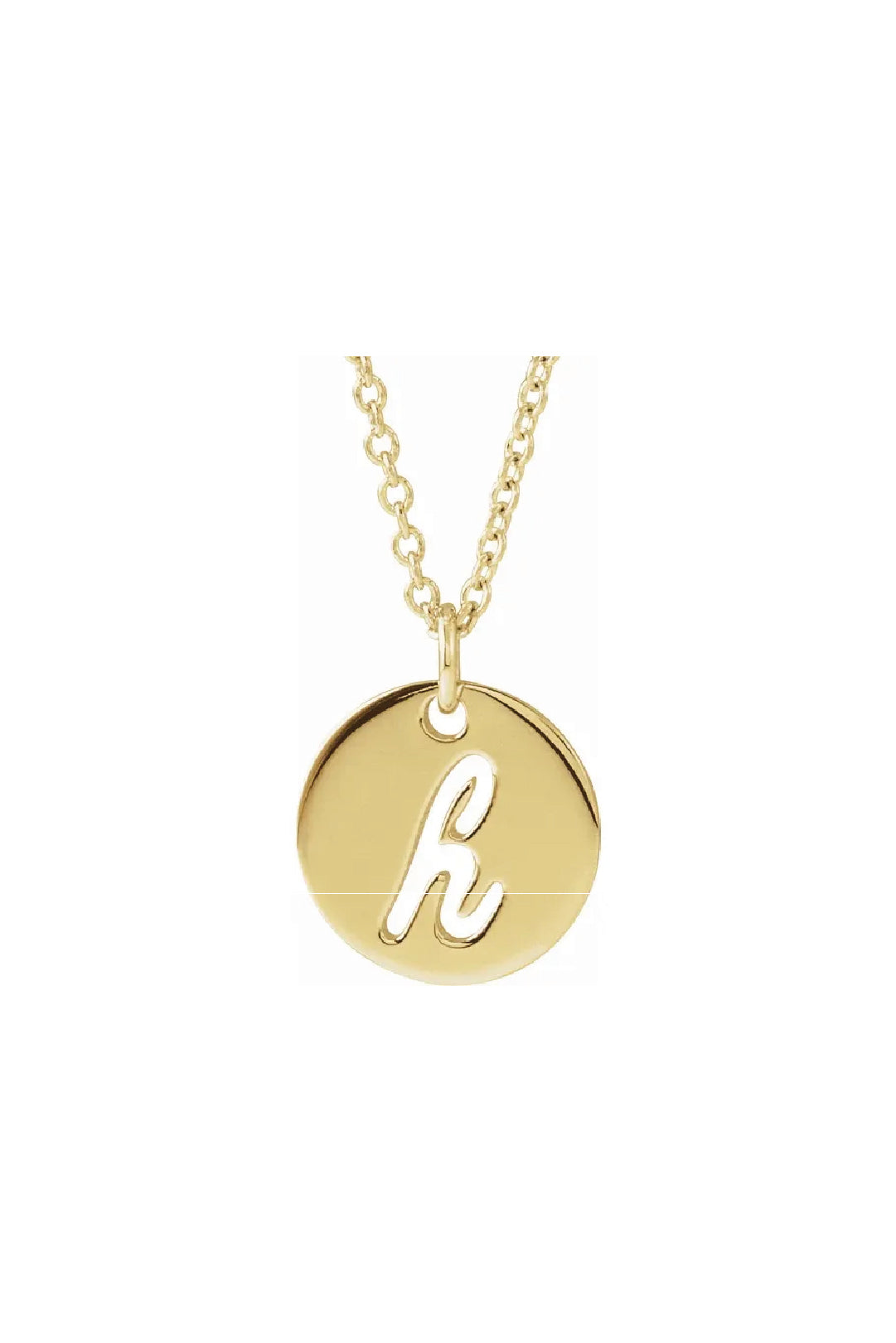 Script Initial Necklace