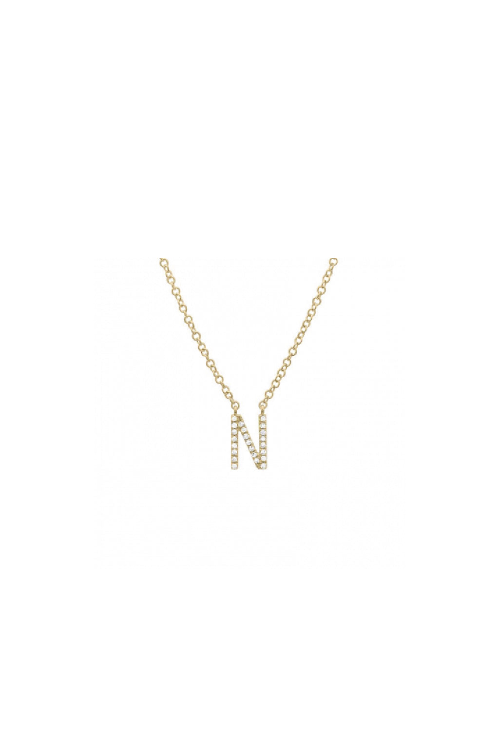 Initial Diamond Necklace