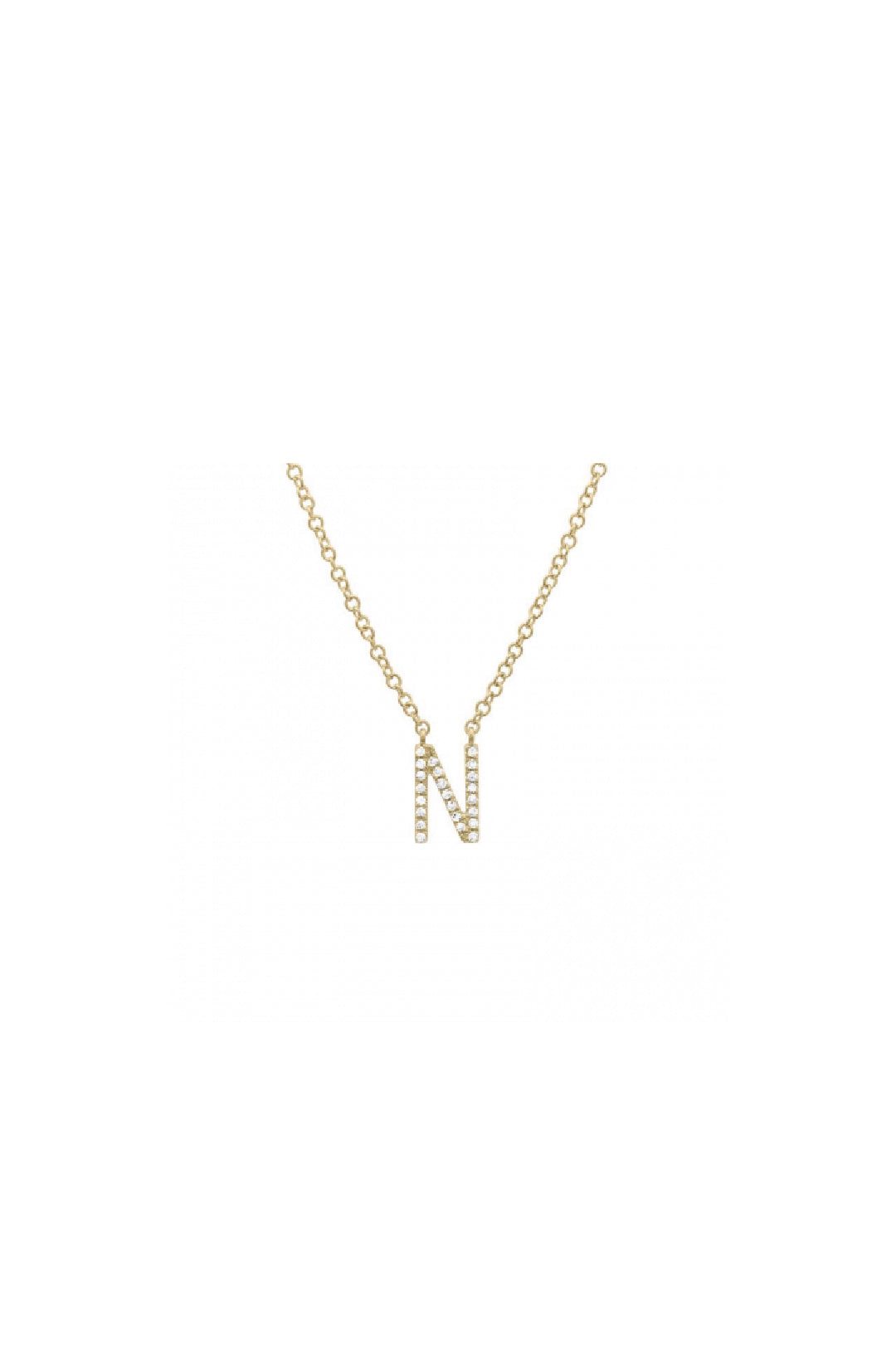 Initial Diamond Necklace