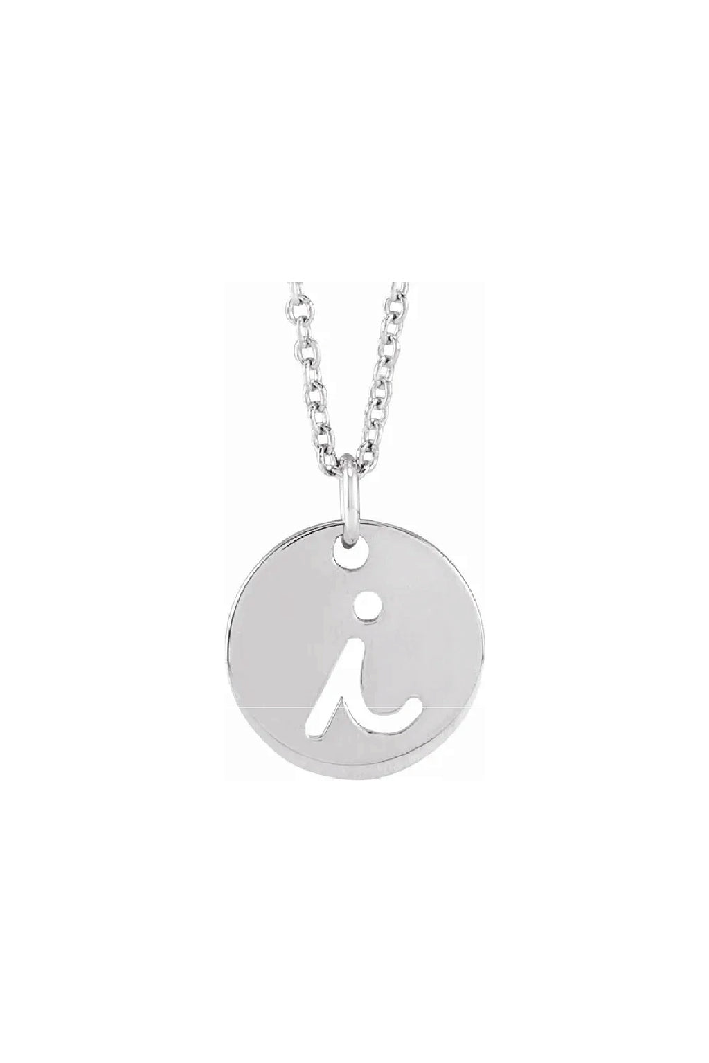 Script Initial Necklace