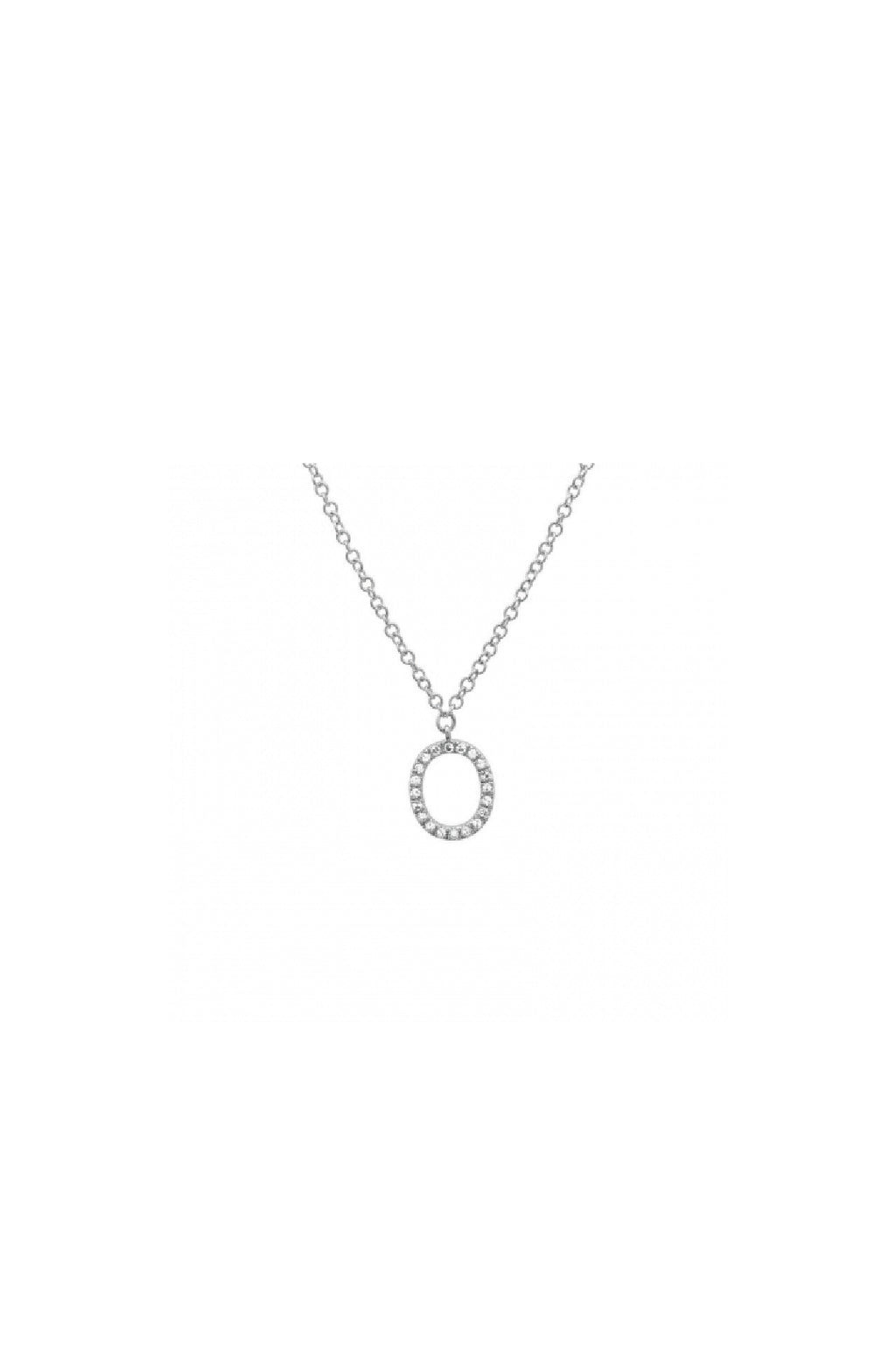 Initial Diamond Necklace