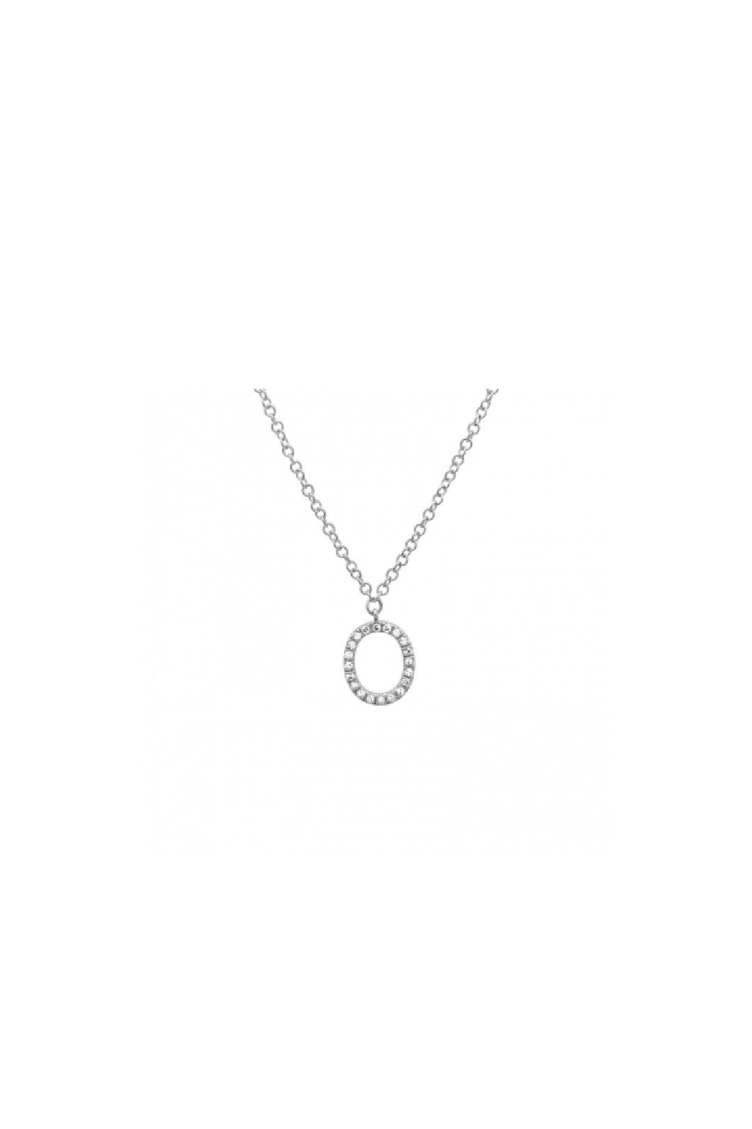 Initial Diamond Necklace