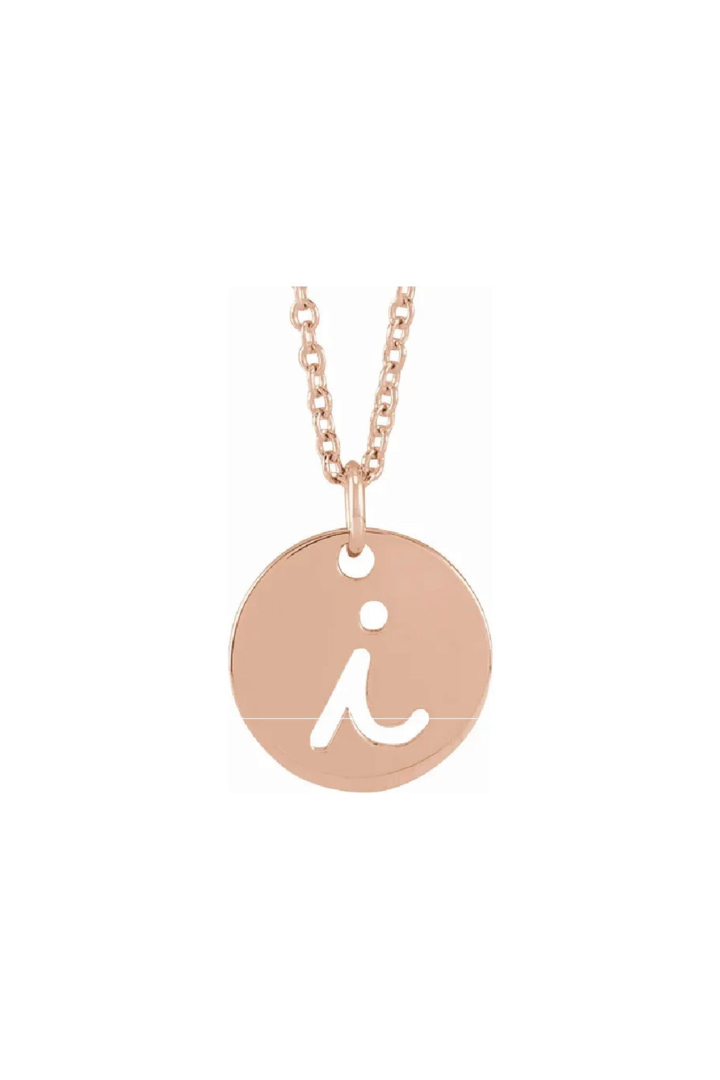 Script Initial Necklace