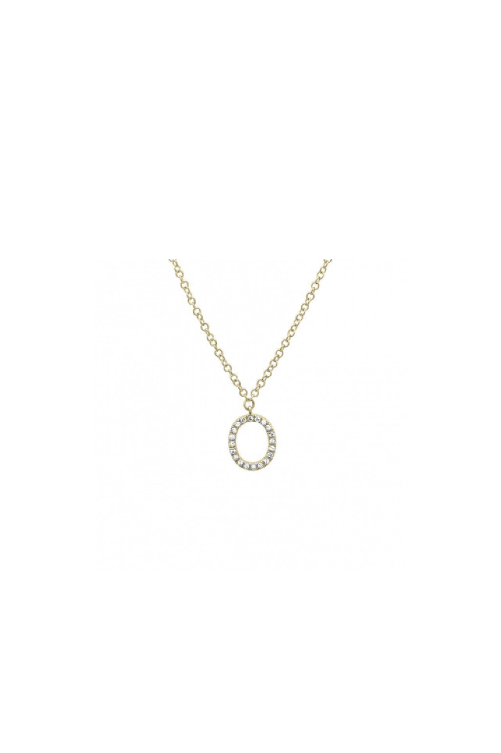 Initial Diamond Necklace