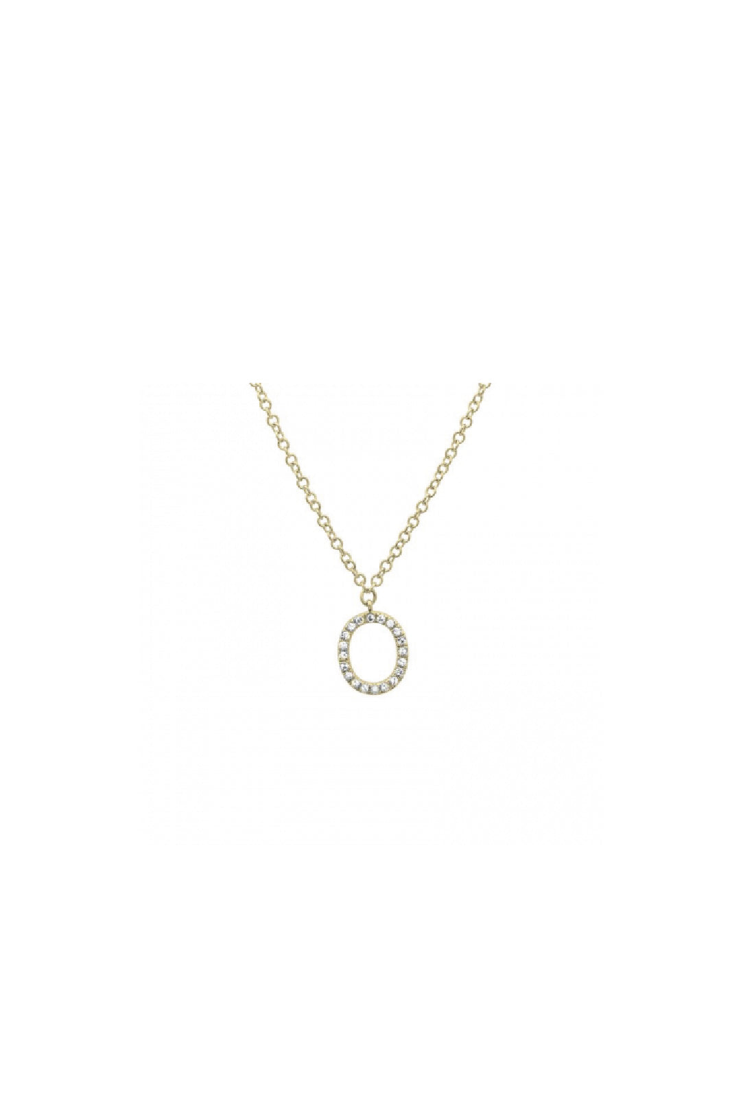 Initial Diamond Necklace
