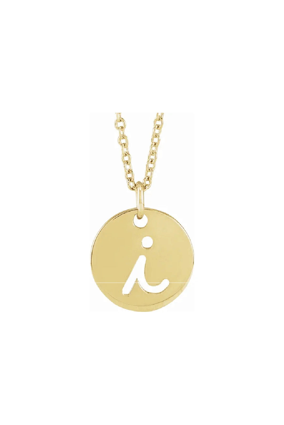 Script Initial Necklace