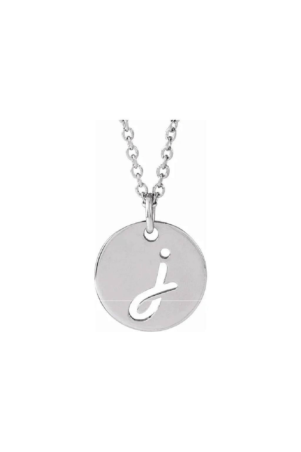 Script Initial Necklace
