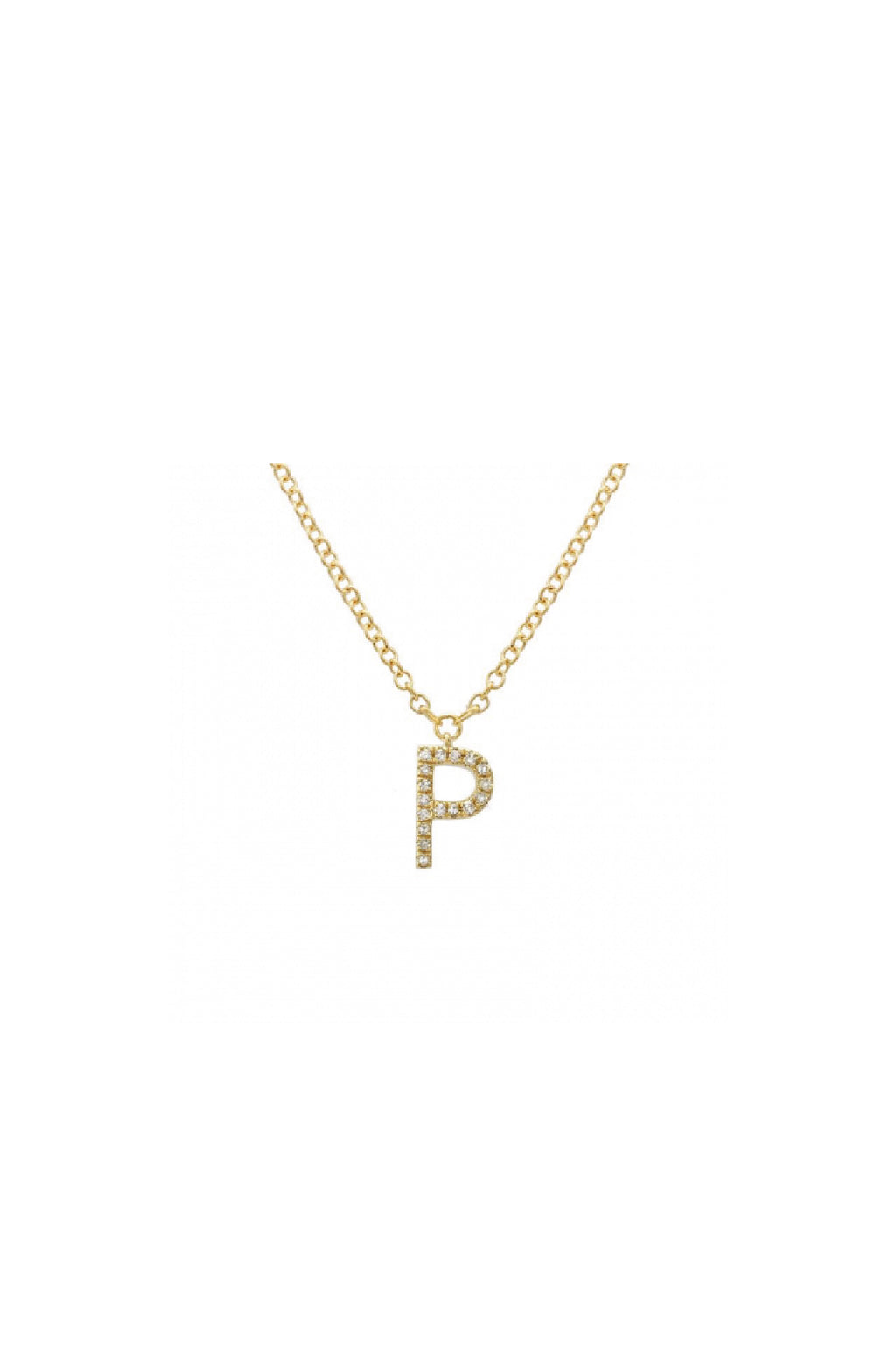 Initial Diamond Necklace