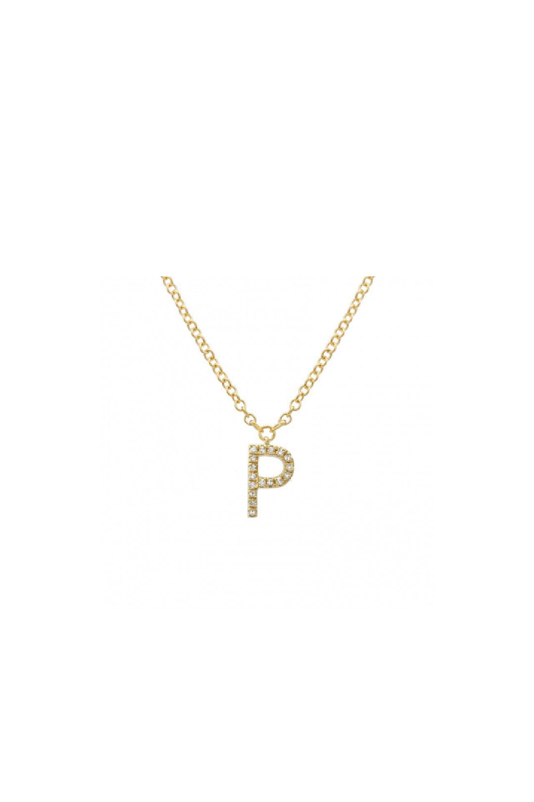 Initial Diamond Necklace