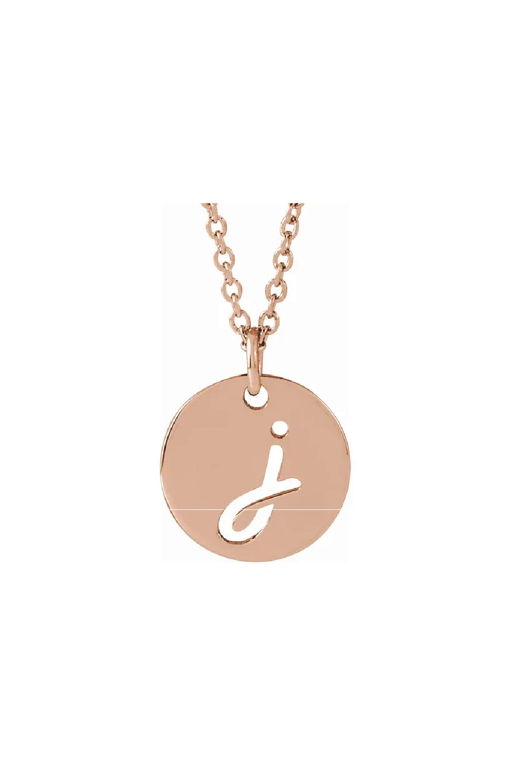 Script Initial Necklace
