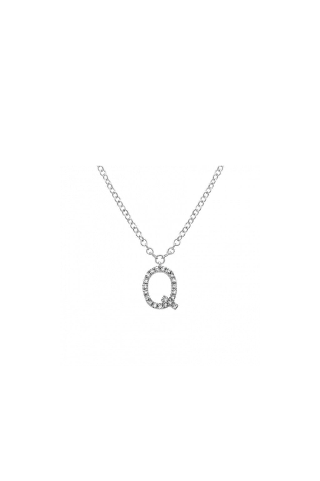 Initial Diamond Necklace