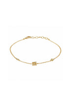 Initial Diamond Bracelet