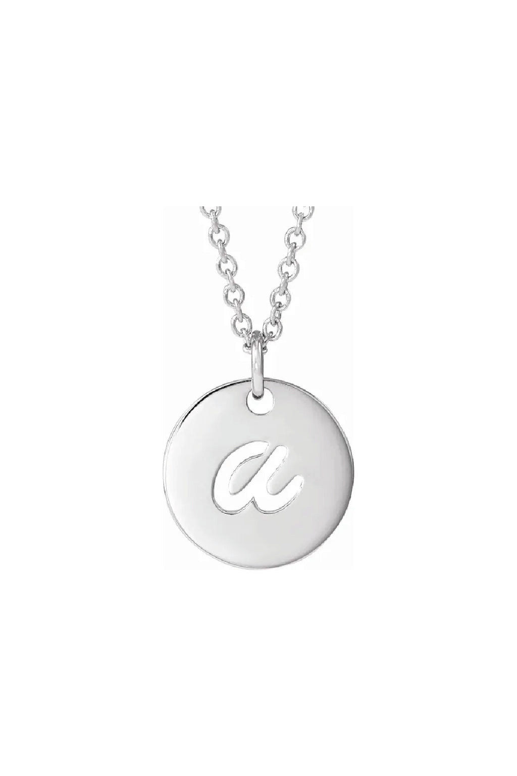 Script Initial Necklace