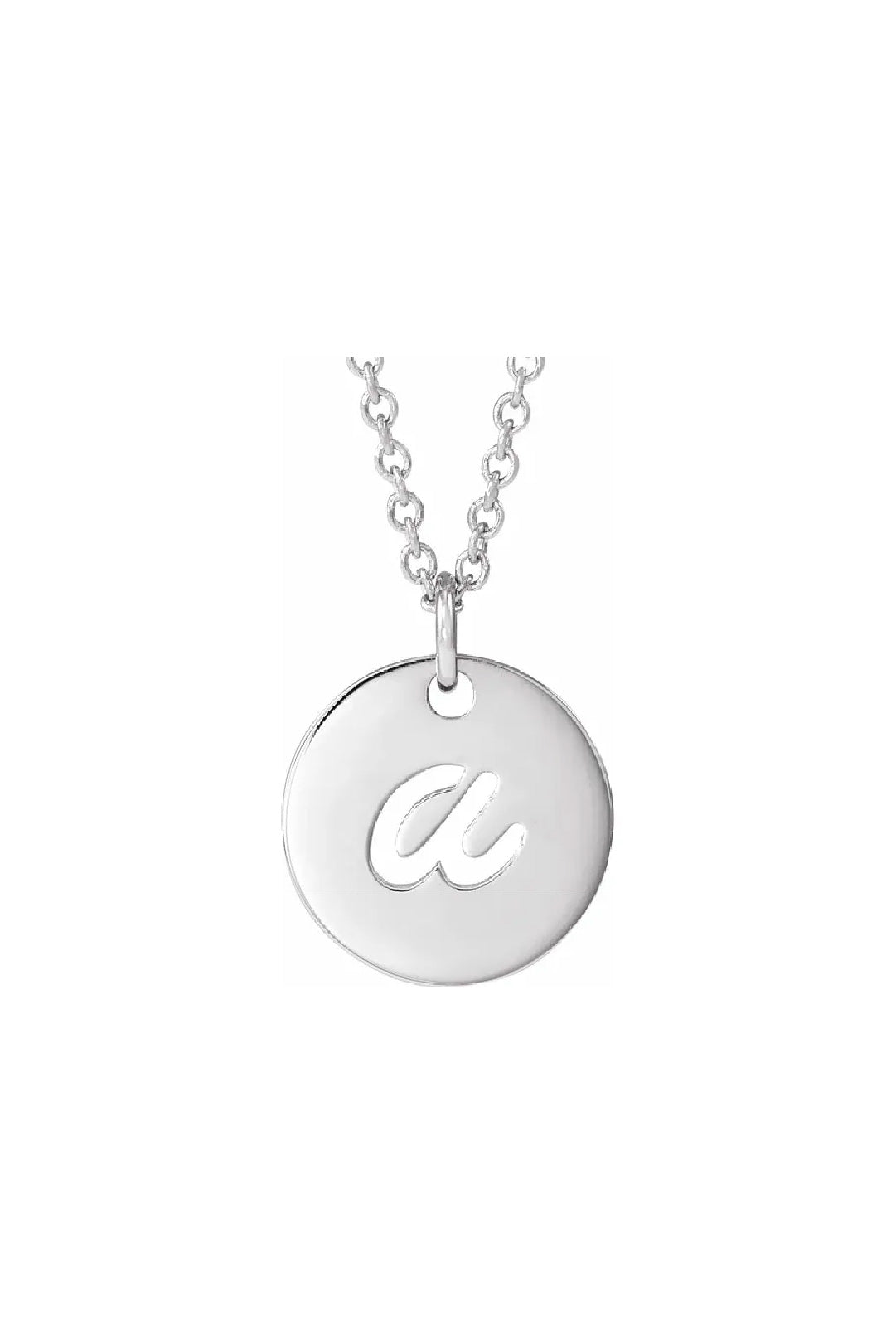 Script Initial Necklace