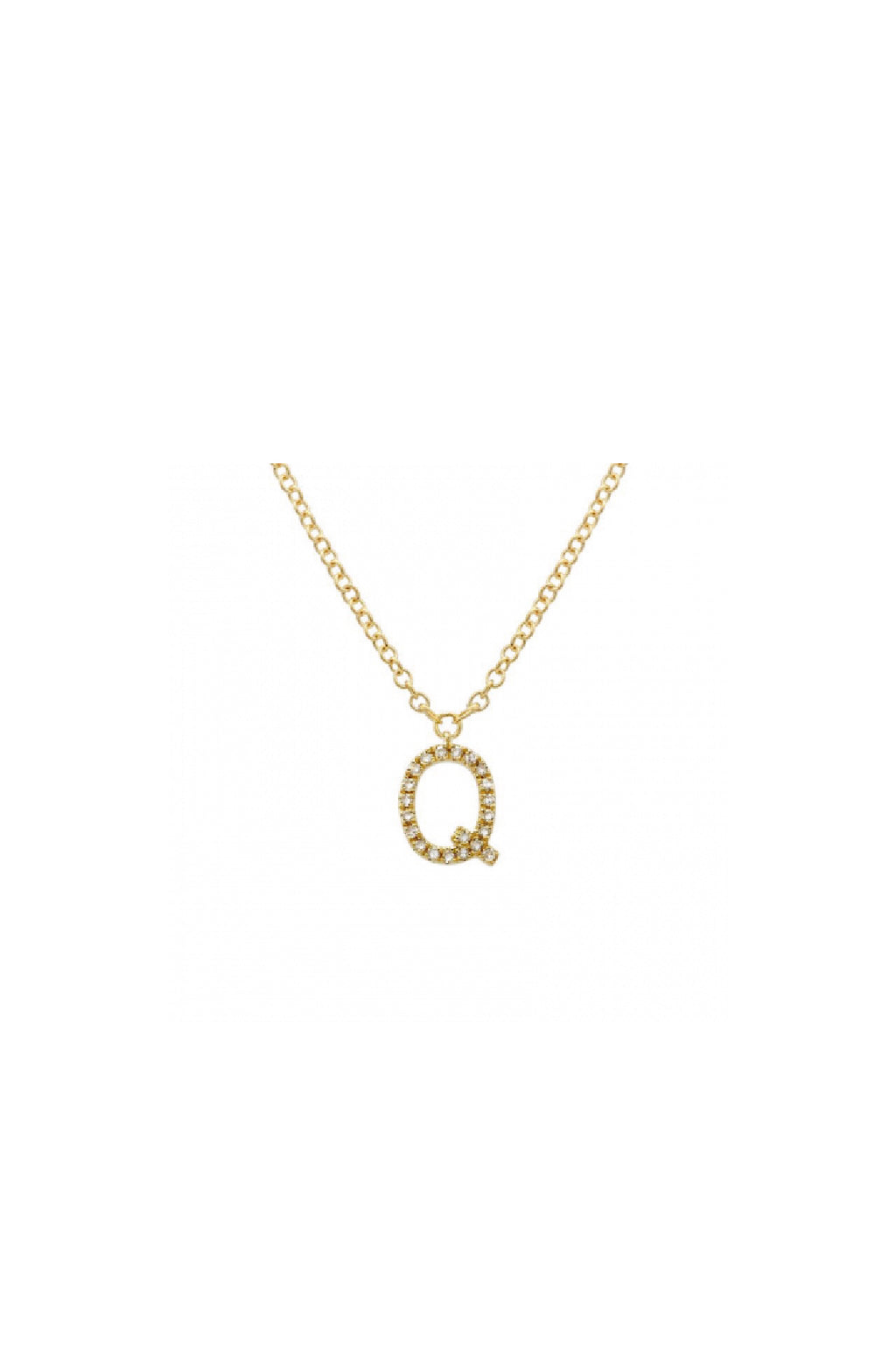 Initial Diamond Necklace