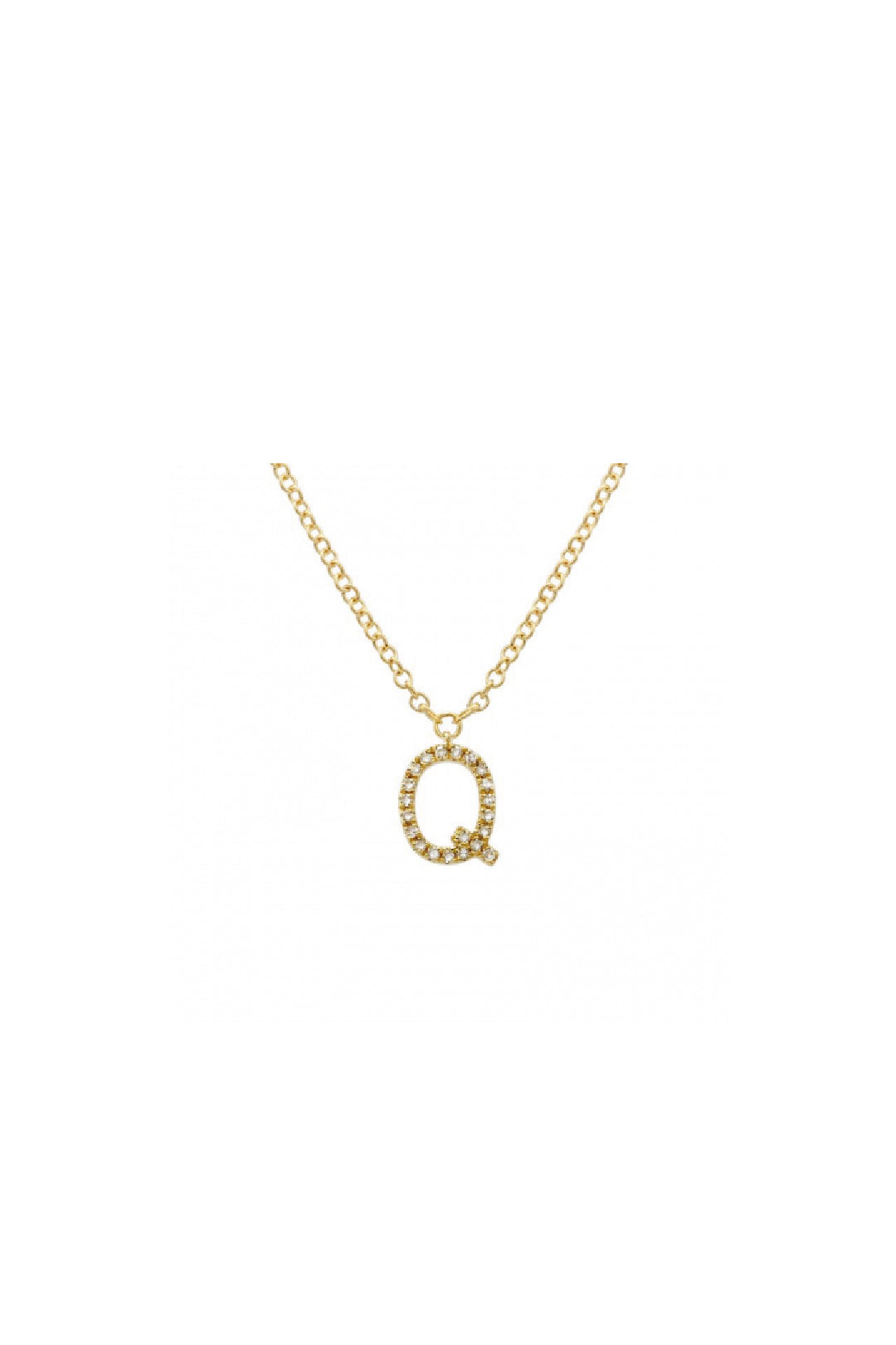 Initial Diamond Necklace