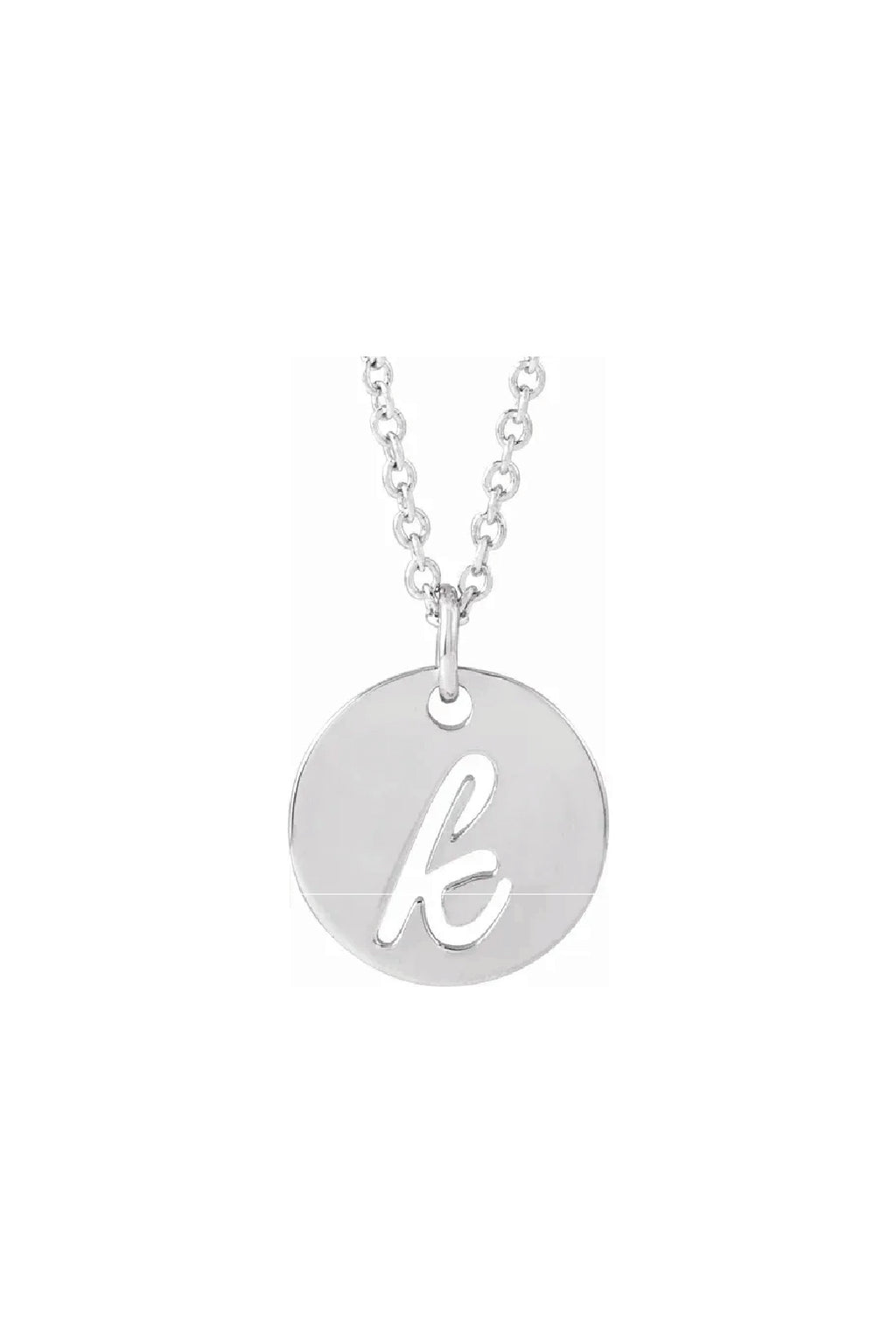 Script Initial Necklace