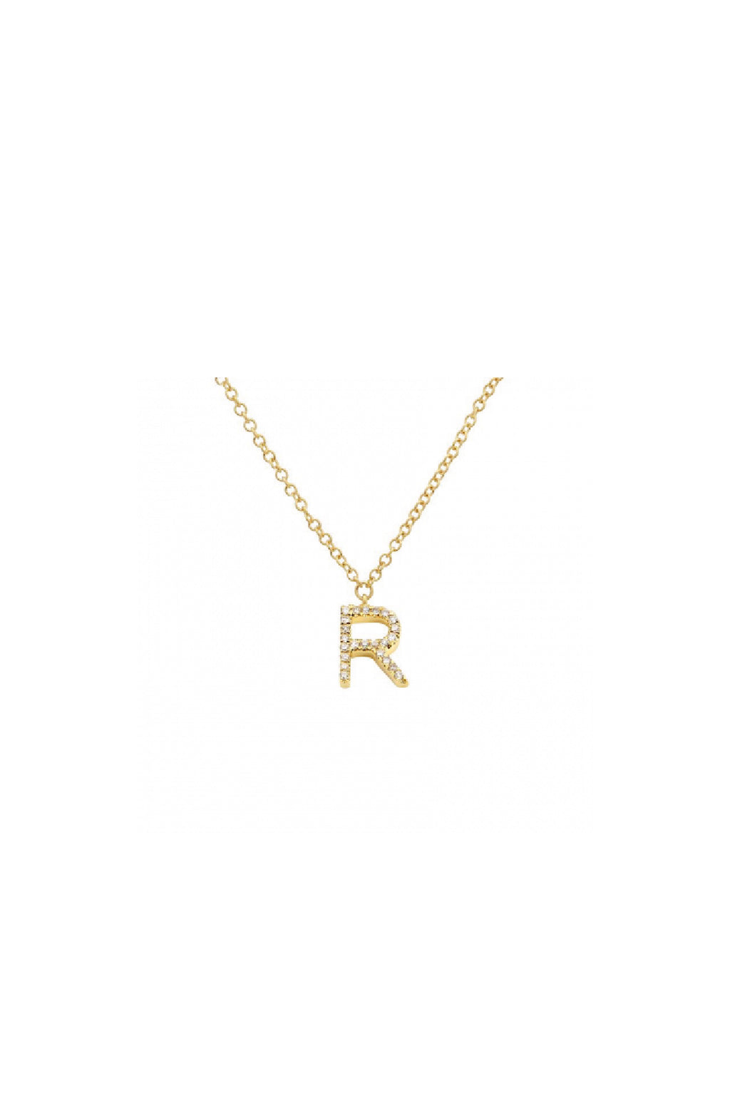 Initial Diamond Necklace