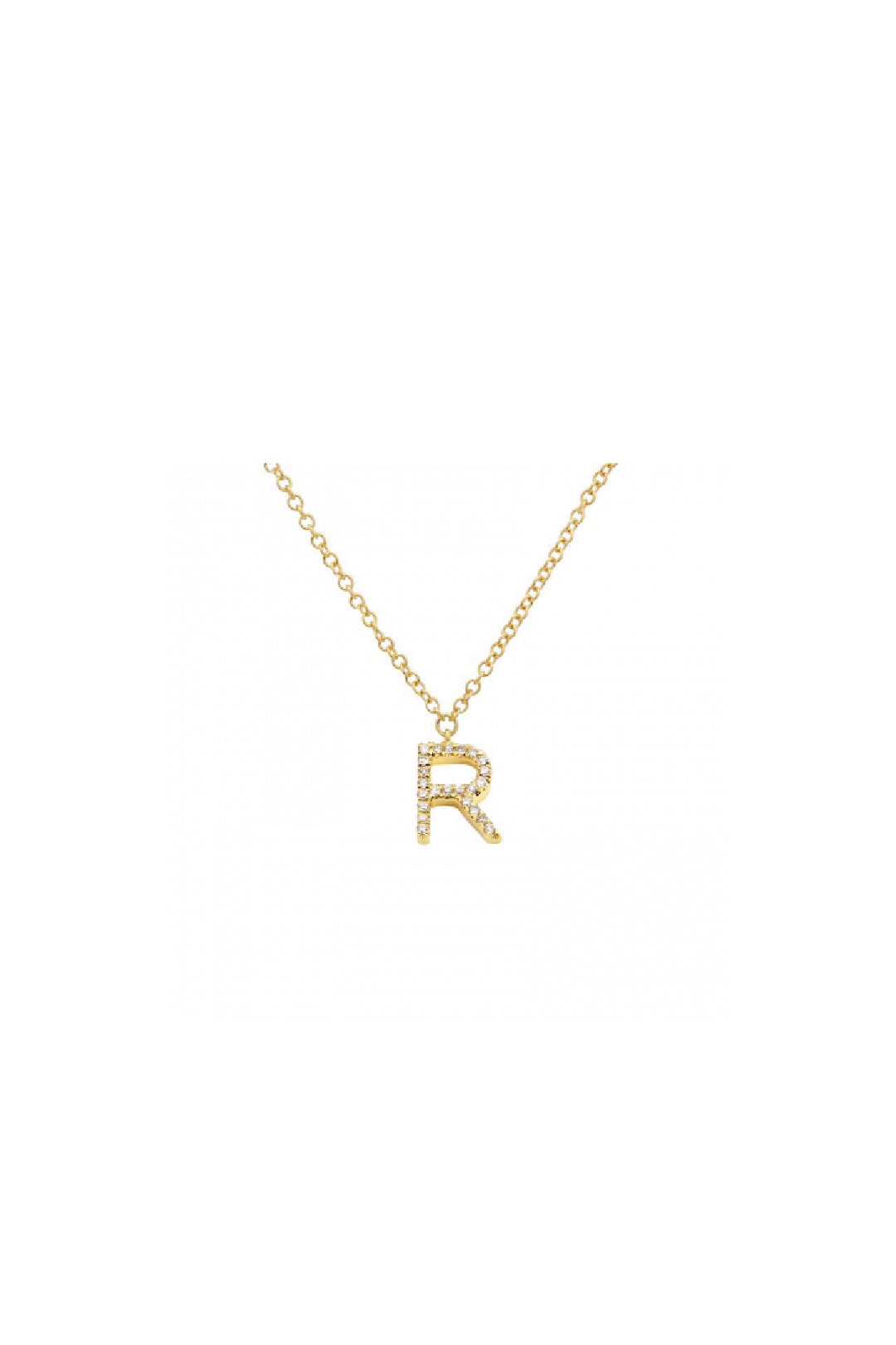 Initial Diamond Necklace