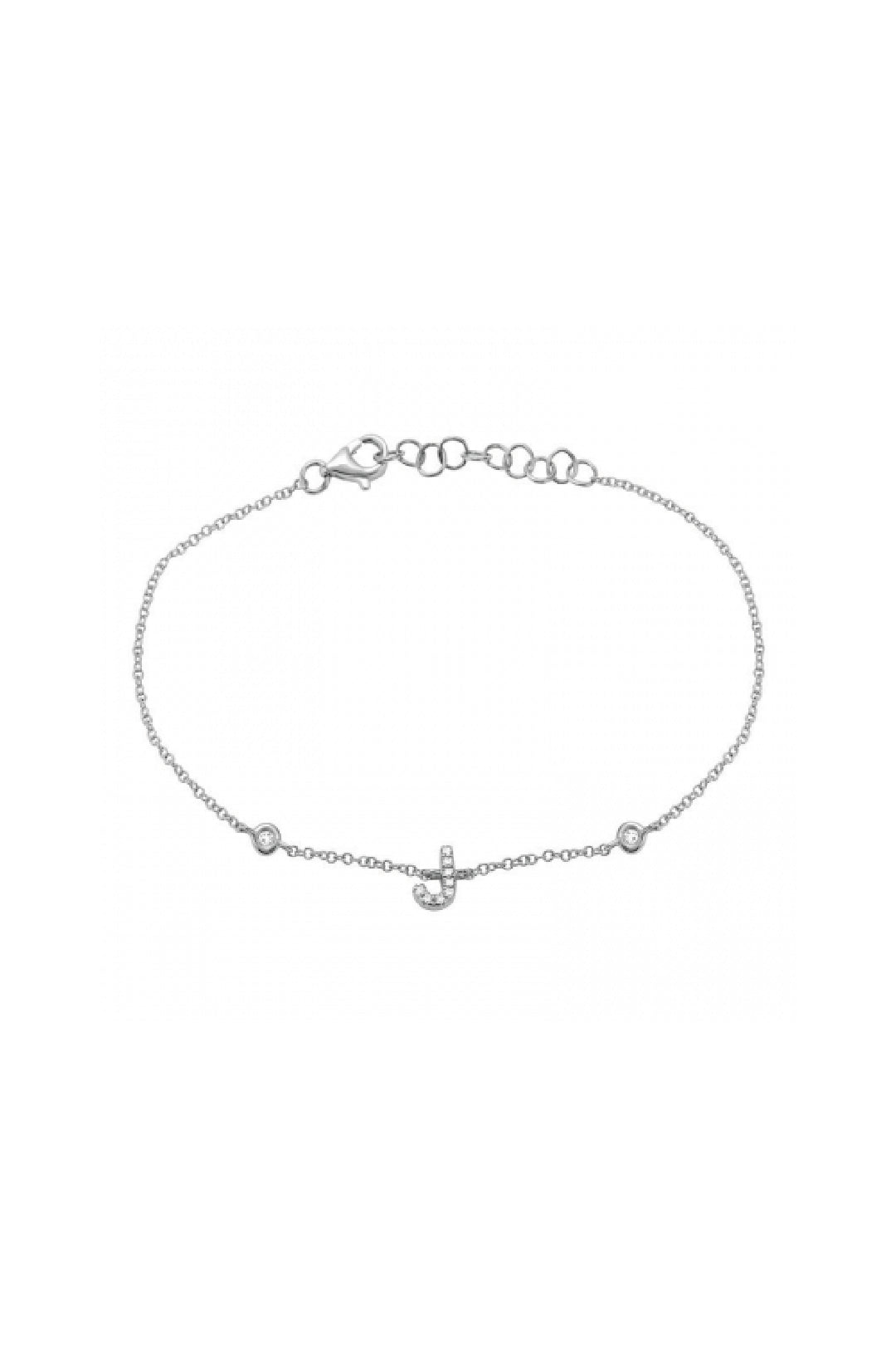 Initial Diamond Bracelet