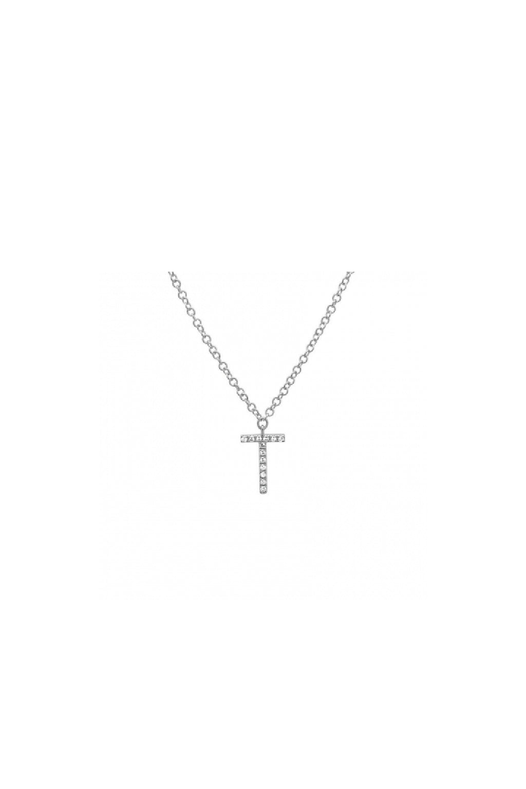 Initial Diamond Necklace