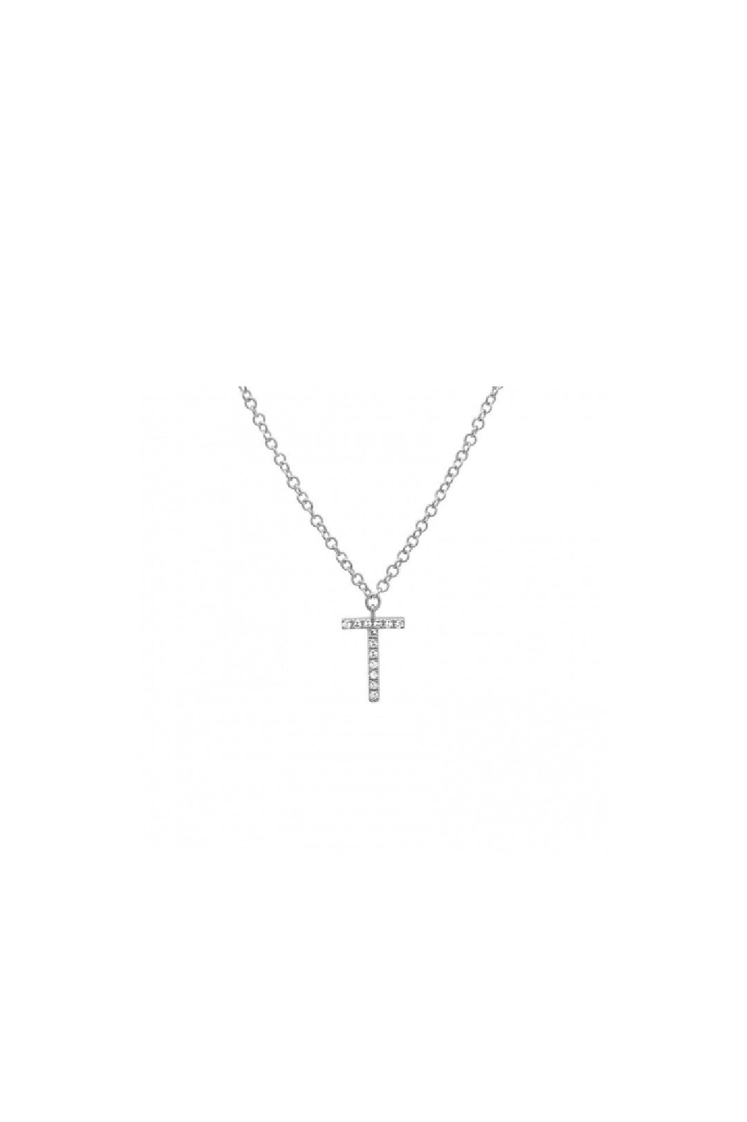 Initial Diamond Necklace