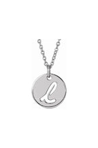 Script Initial Necklace