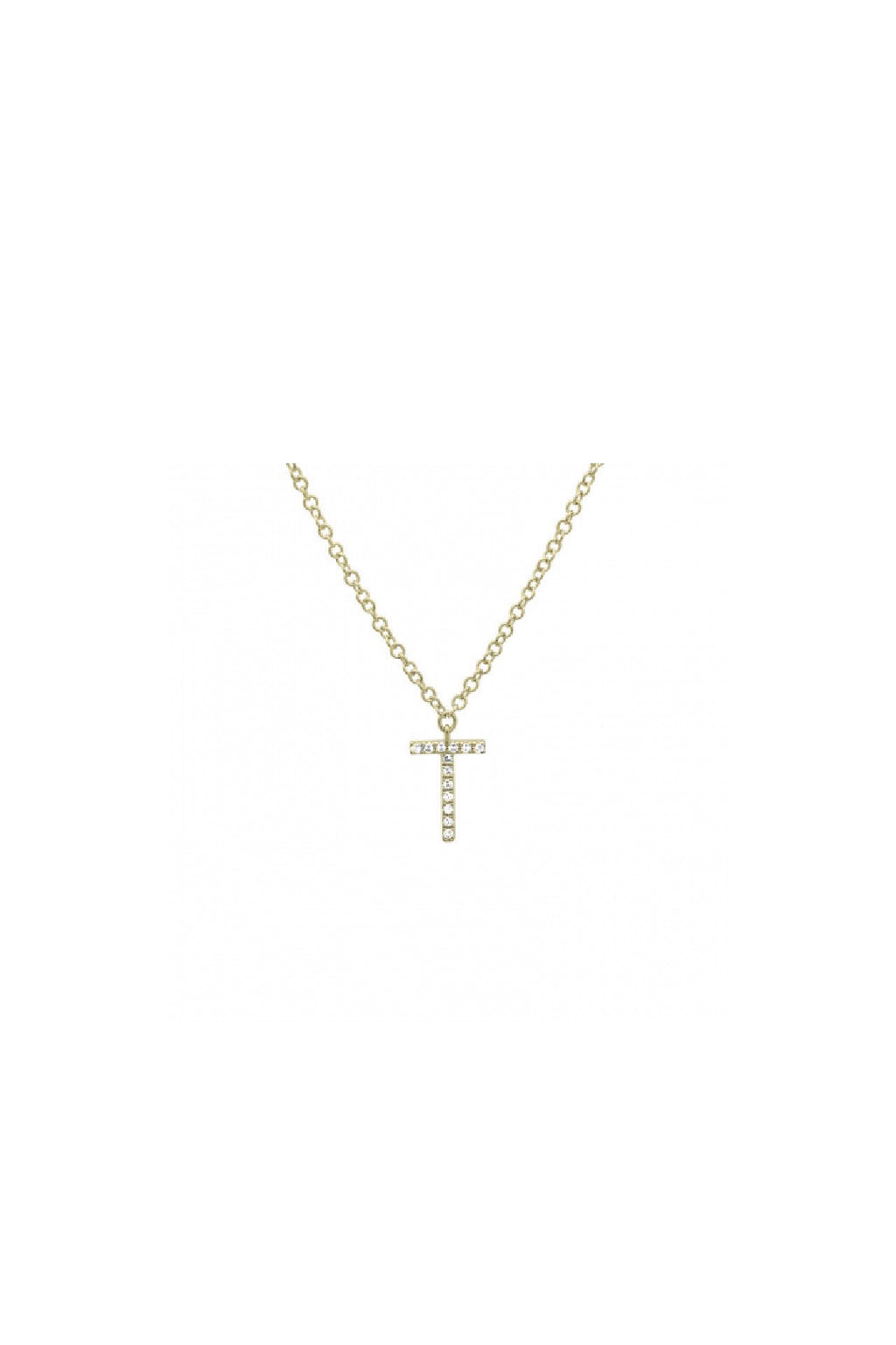Initial Diamond Necklace