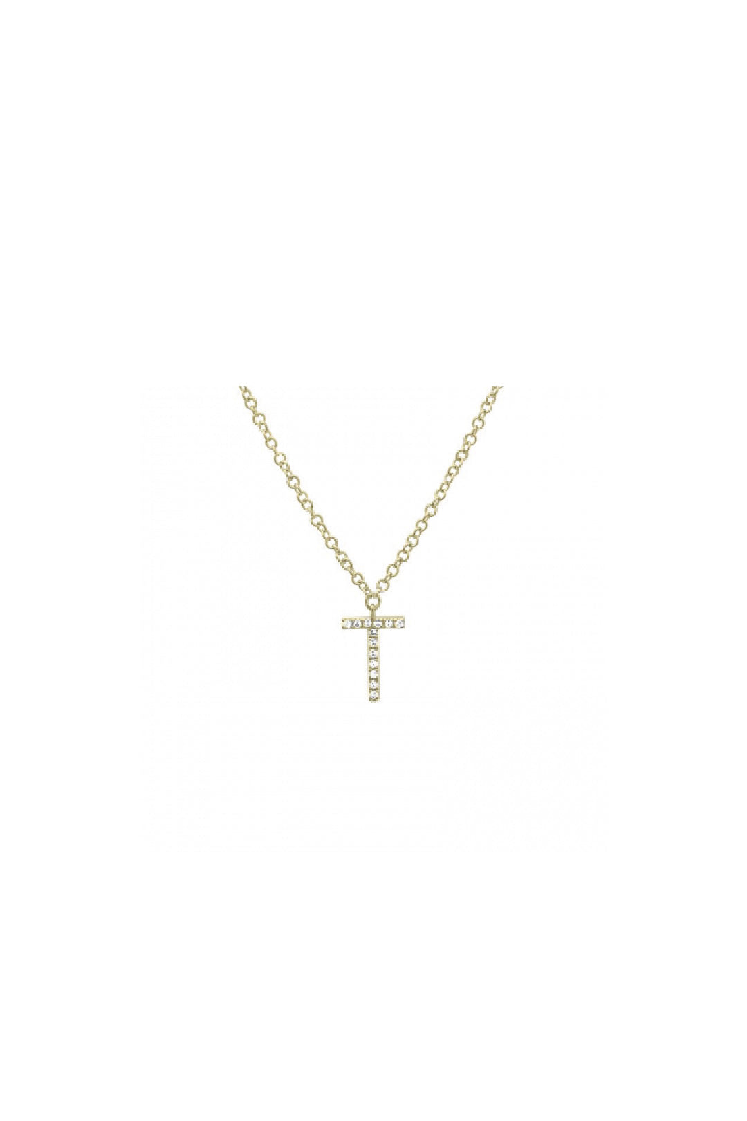 Initial Diamond Necklace
