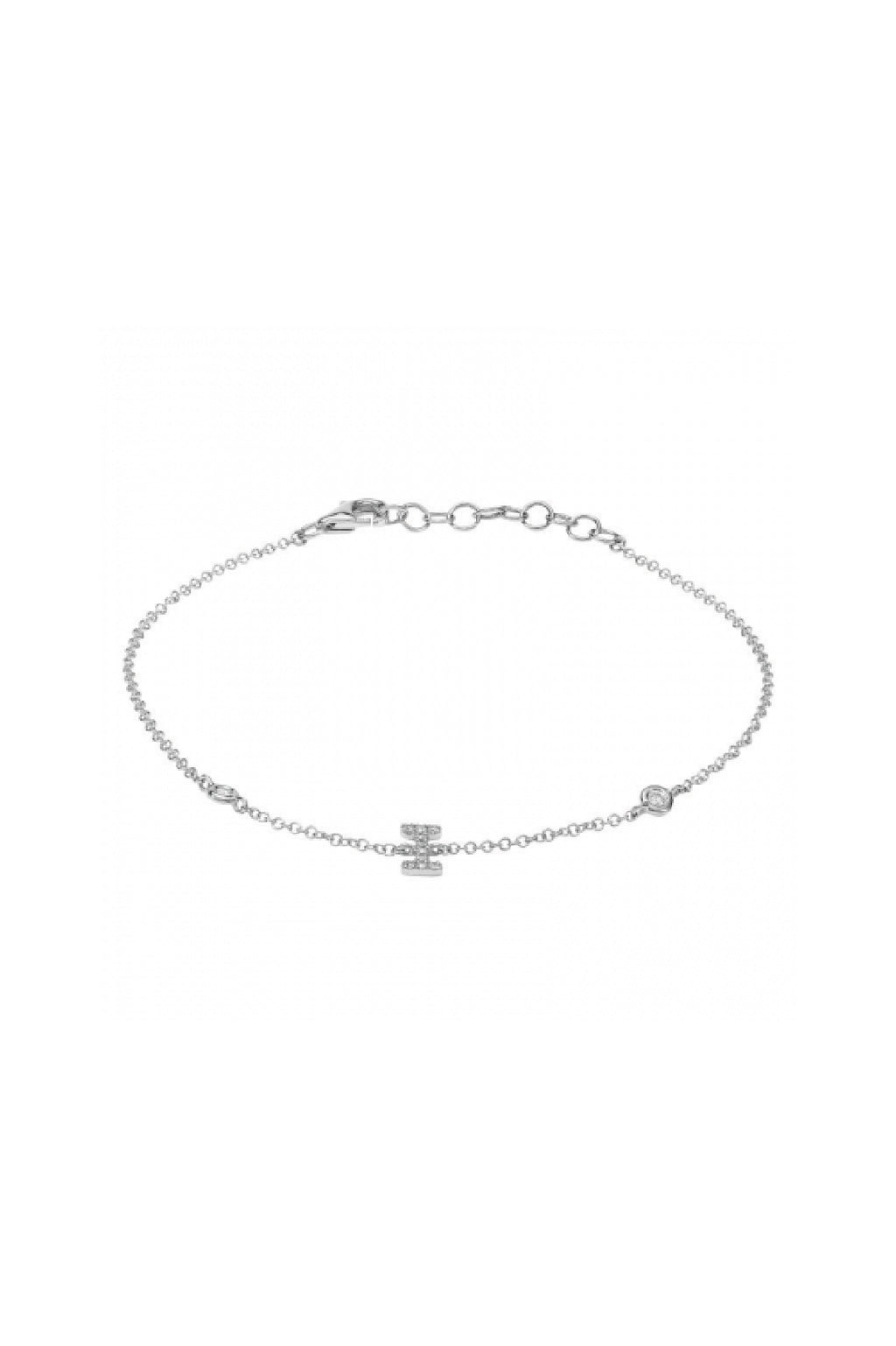 Initial Diamond Bracelet
