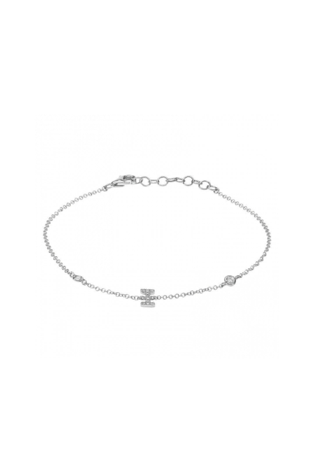 Initial Diamond Bracelet