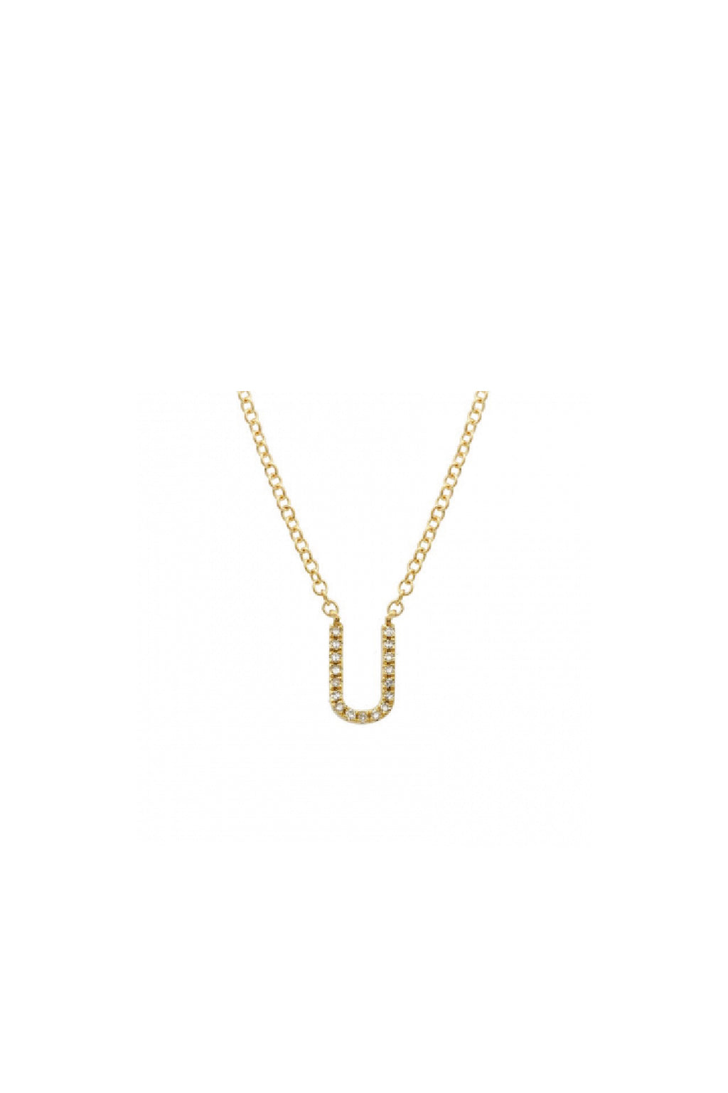 Initial Diamond Necklace