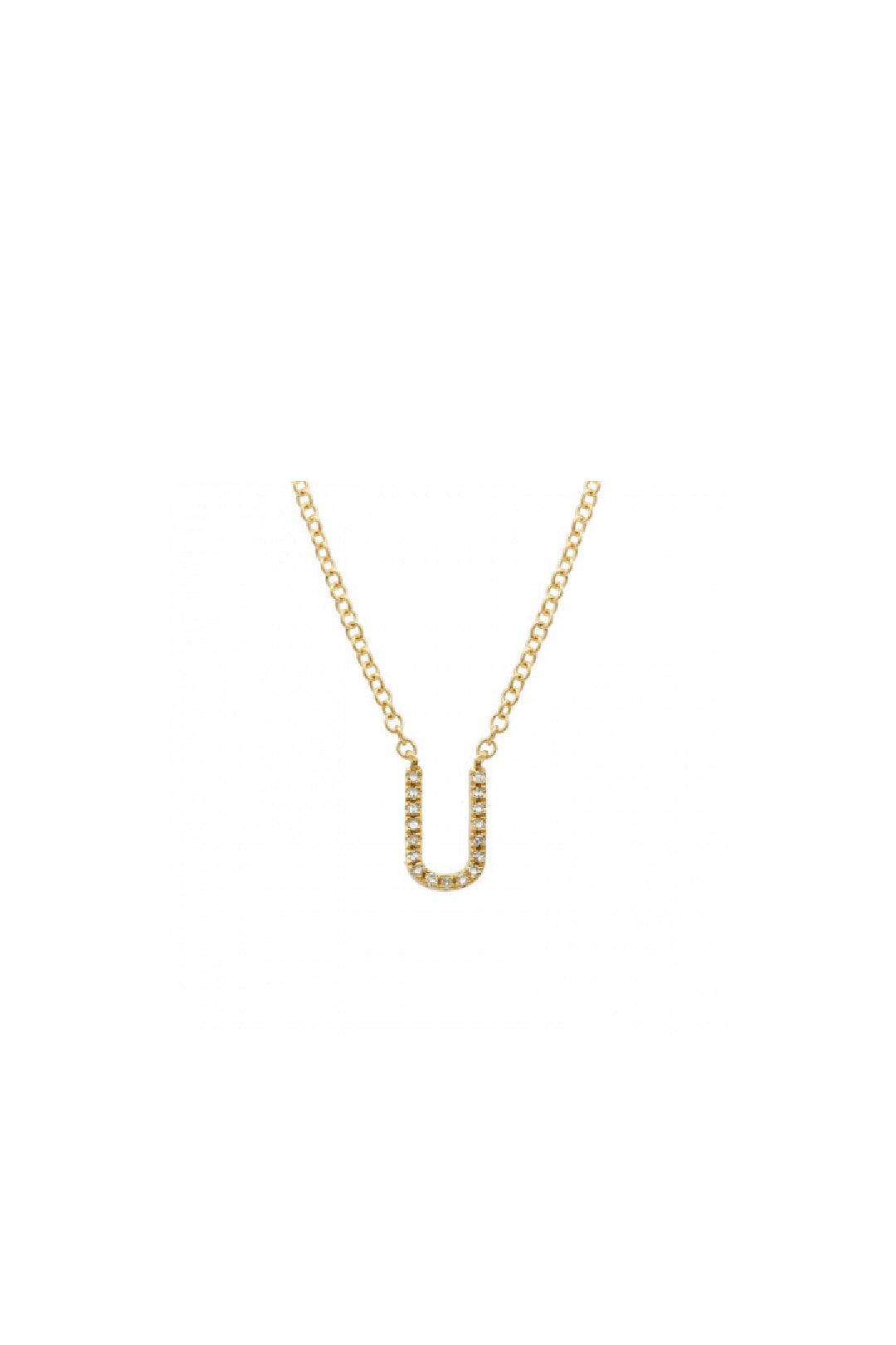 Initial Diamond Necklace